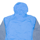COLUMBIA Womens Jacket Blue Nylon Hooded L