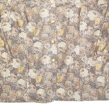 Glitter Womens Jacket Beige Floral L