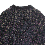 Womens Blazer Jacket Black Floral M
