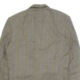 RITEX Mens Blazer Jacket Green Wool Plaid L