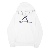 CHAMPION Womens White Hoodie L