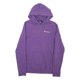 CHAMPION Womens Purple Hoodie M