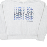 CHAMPION REVERSE WEAVE Lake Placid Womens Grey Hoodie L
