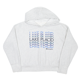 CHAMPION REVERSE WEAVE Lake Placid Womens Grey Hoodie L