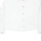 ZARA Womens Denim Jacket White XS