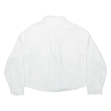 ZARA Womens Denim Jacket White XS
