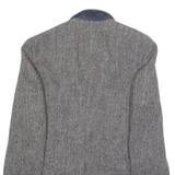 Mens Blazer Jacket Grey Wool M