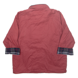 BURBERRY Womens Lined Jacket Red L