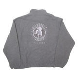WILDHORSE SALOON Mens Fleece Jacket Grey USA 3XL