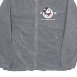 DISNEY All Around Nice Guy Womens Fleece Jacket Grey M