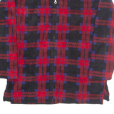 JENNIFER ACTIVEWEAR Womens Fleece Jacket Red Check M