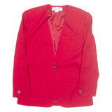 RENA ROWAN Womens Blazer Jacket Red M