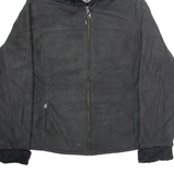 HARLEY DAVIDSON Womens Fleece Jacket Black Hooded XL