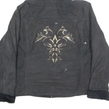 HARLEY DAVIDSON Womens Fleece Jacket Black Hooded XL