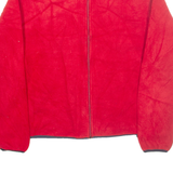 WOOLRICH Womens Fleece Jacket Red XL
