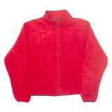 WOOLRICH Womens Fleece Jacket Red XL