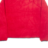 WOOLRICH Womens Fleece Jacket Red XL