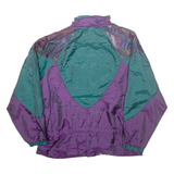 Womens Track Jacket Purple Crazy Pattern L