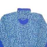 NIKE Mens Track Jacket Blue Crazy Pattern L