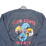 BUTWIN Mens Varsity Jacket Blue L