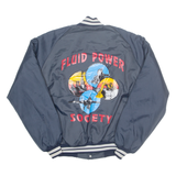 BUTWIN Mens Varsity Jacket Blue L