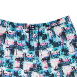 ORIGINAL PENGUIN Mesh Lined Mens Swimming Shorts Blue Crazy Pattern 2XL W44