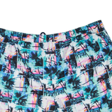 ORIGINAL PENGUIN Mesh Lined Mens Swimming Shorts Blue Crazy Pattern 2XL W44