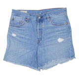 LEVI'S Womens Denim Shorts Blue M W32