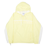 REEBOK Womens Pullover Jacket Yellow 90s Hooded UK 18