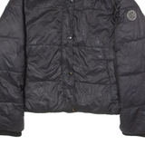 DKNY Sport Womens Puffer Jacket Black L