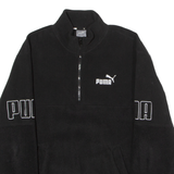 PUMA Mens Pullover Jacket Black S
