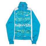 PUMA Mens Track Jacket Blue Crazy Pattern M