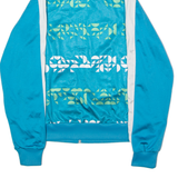 PUMA Mens Track Jacket Blue Crazy Pattern M