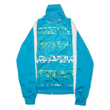 PUMA Mens Track Jacket Blue Crazy Pattern M