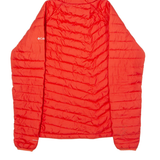 COLUMBIA Womens Puffer Jacket Orange Hooded M