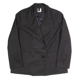 ATTIC AND BARN Womens Blazer Jacket Black L