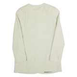 LORENZO Womens Blazer Jacket Beige Wool M