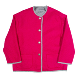 Womens Blazer Jacket Pink L