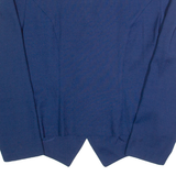 NANCY G Womens Blazer Jacket Blue 90s S