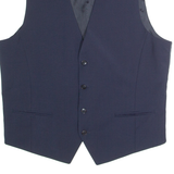 HUGO BOSS Mens Blazer Waistcoat Blue 90s M