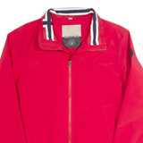 NAPAPIJRI Mesh Lined Mens Bomber Jacket Red M
