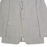 VERSACE Mens Blazer Jacket Grey Wool 90s L