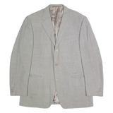 VERSACE Mens Blazer Jacket Grey Wool 90s L
