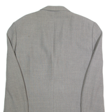 VERSACE Mens Blazer Jacket Grey Wool 90s L