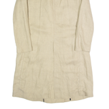 ZARA WOMAN Womens Overcoat Jacket Beige M