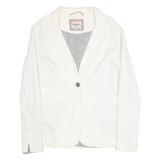 PEPE JEANS Womens Blazer Jacket Cream L
