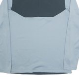 NIKE GOLF Performance Mens Sweatshirt Grey 1/4 Zip S