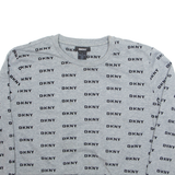 DKNY Cropped Womens Sweatshirt Grey L