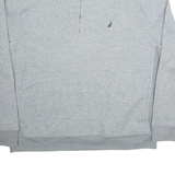 NAUTICA Mens Sweatshirt Grey 1/4 Zip XL