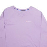 CHAMPION Womens Sweatshirt Purple L
